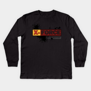 X Force Maximum effort Kids Long Sleeve T-Shirt